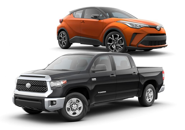 Photo of Toyota car, truck and SUV